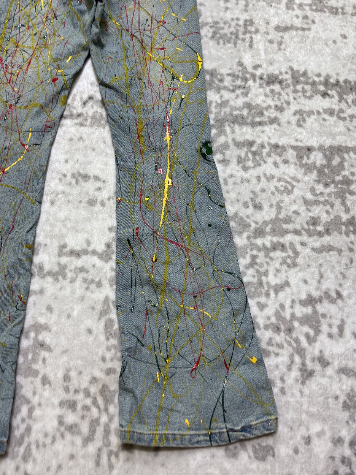 Hysteric Glamour Flare LA Jeans Paint Splash Junya Watanabe Style Bootcut Size US 26 / EU 42 - 14 Thumbnail