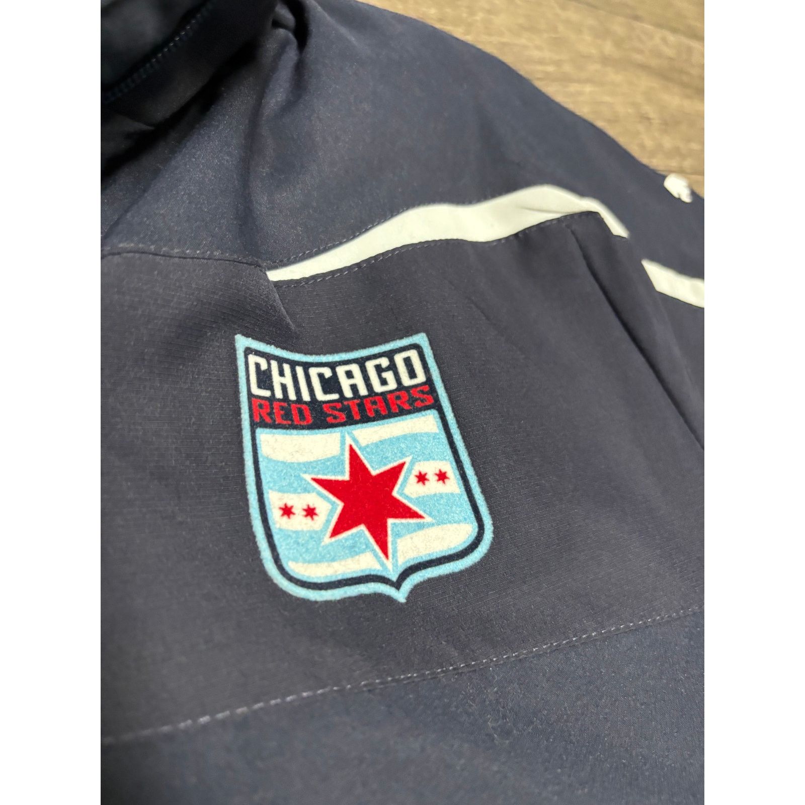 Puma Chicago Red Star Puma Puffer Jacket Sz XS Blue NWSL Size XS / US 0-2 / IT 36-38 - 3 Thumbnail