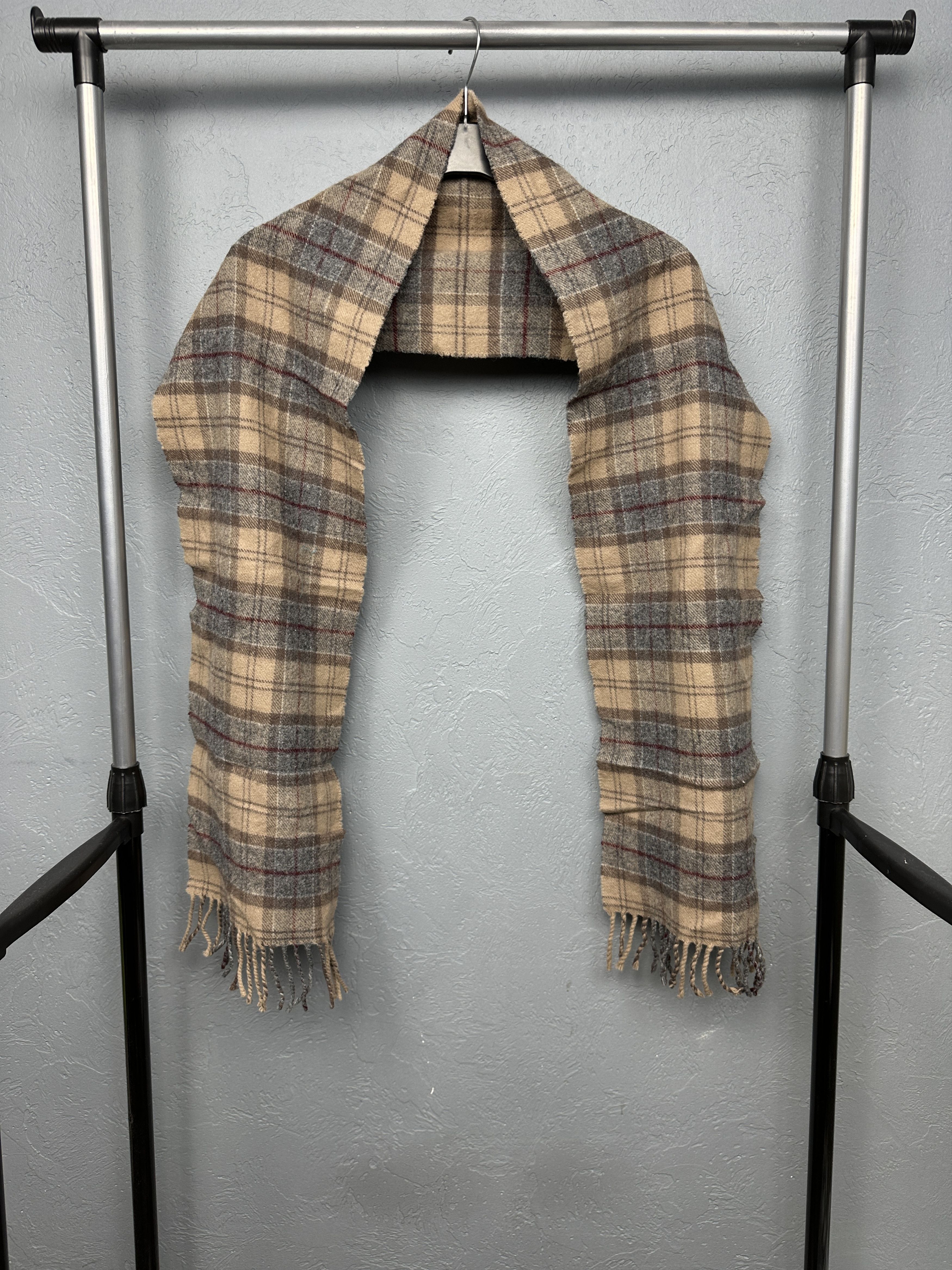 Barbour Barbour Mens Tartan Plaid Scarf Size ONE SIZE - 1 Thumbnail