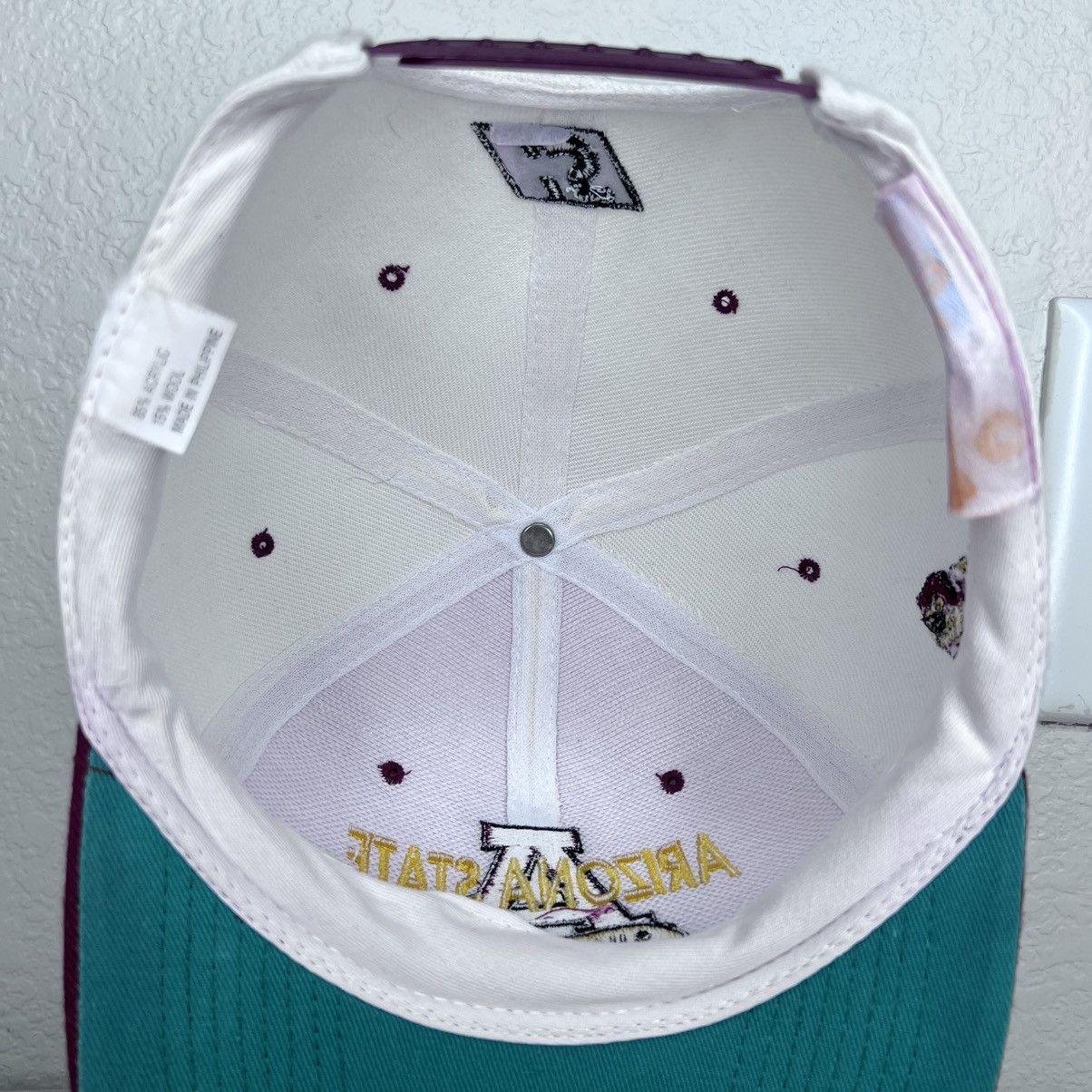 NCAA Vintage 1990s Arizona State Sun Devils Embroidered Snapback Size ONE SIZE - 9 Thumbnail