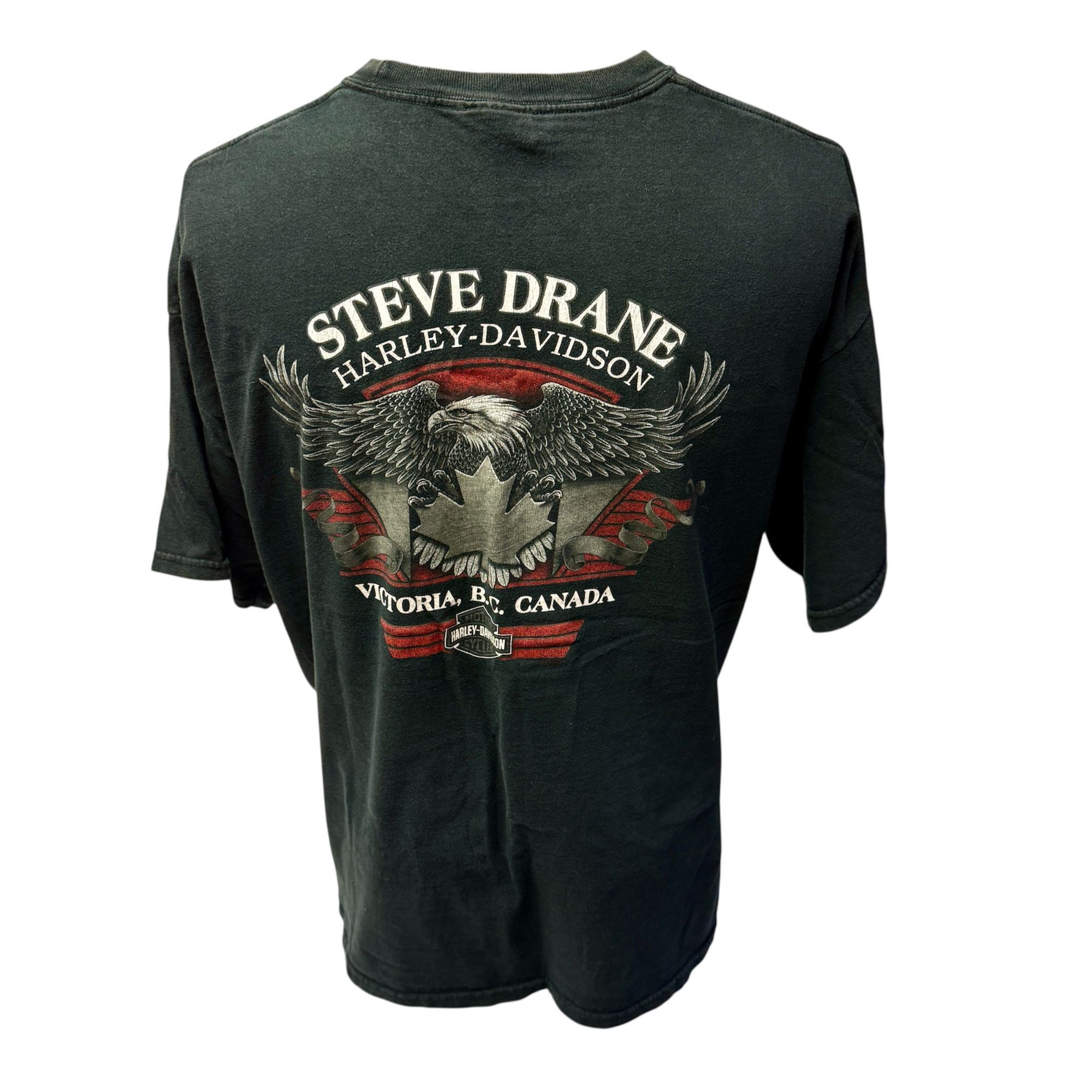 Harley Davidson Motorcycle BEAR Steve Drane Victoria CANADA Licensed T Shirt Size US XXL / EU 58 / 5 - 4 Thumbnail