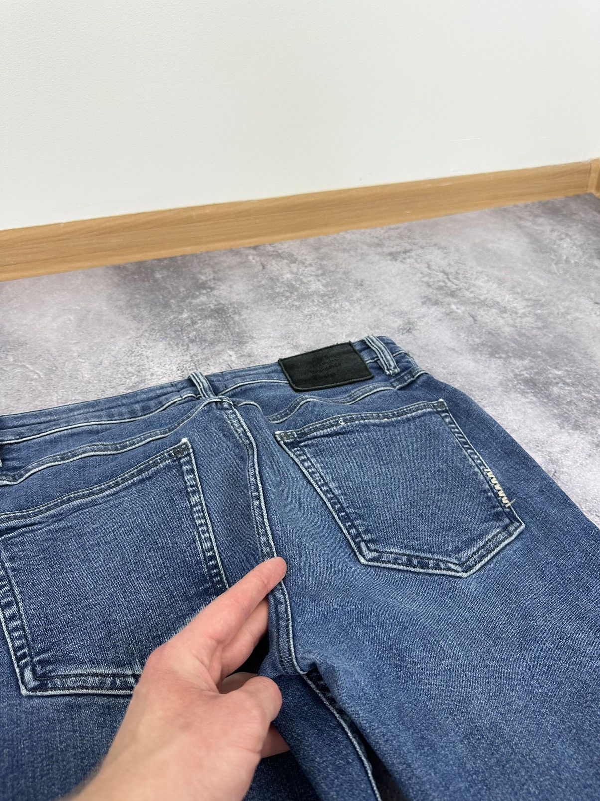 NEUW Denim Vintage Neuw Iggy Skinny Avant Garde Designer Opium Jeans Size US 32 / EU 48 - 7 Thumbnail