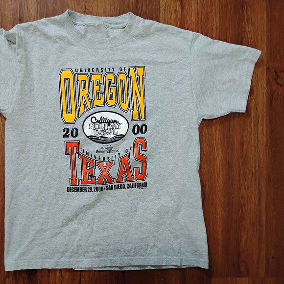 Other Vintage Holiday Bowl 2000 Oregon Texas T-Shirt Size US L / EU 52-54 / 3 - 3 Thumbnail