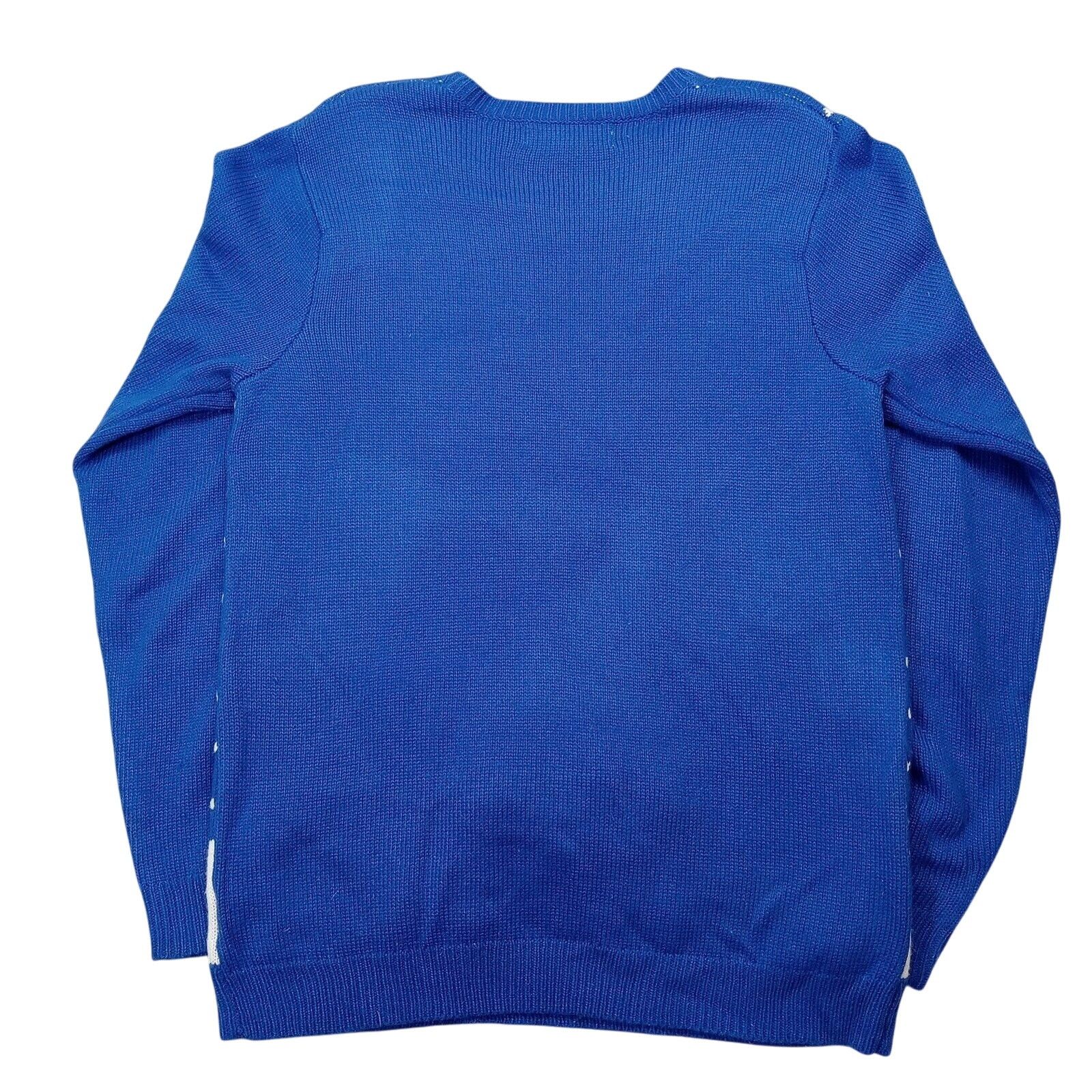 & Other Stories Jolly Sweaters Embroidered Snowman Sweater L Winter Blue Size L / US 10 / IT 46 - 2 Thumbnail