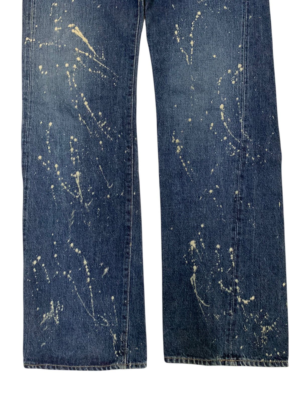 Kapital JOHNBULL BUTTON FLY SELVEDGE DISTRESSED DENIM Size US 28 / EU 44 - 7 Thumbnail