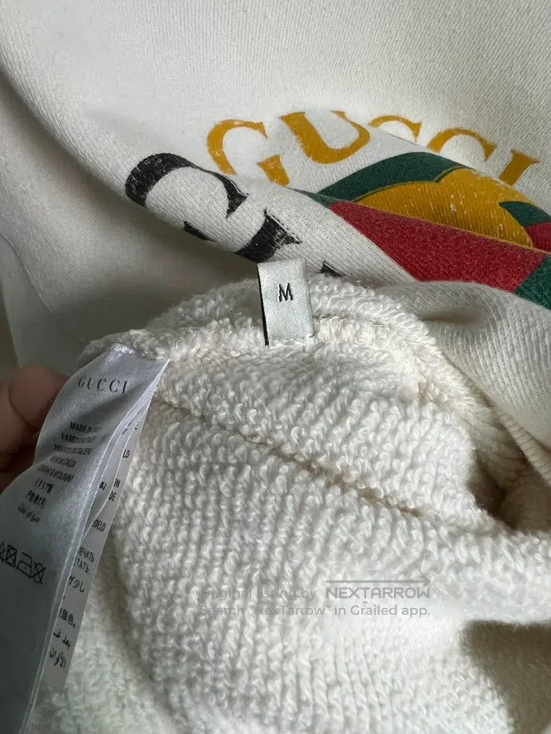 Gucci Gucci White sweatshirt Size US M / EU 48-50 / 2 - 5 Thumbnail