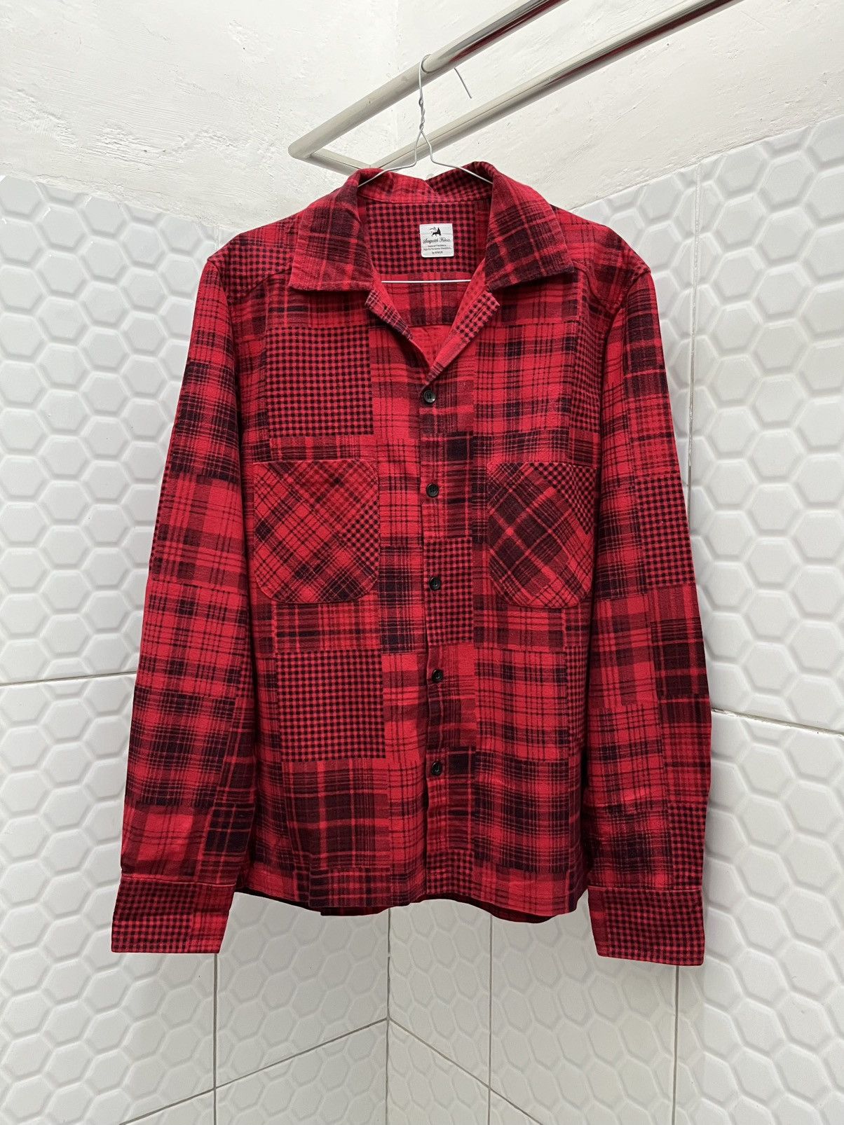 Sasquatchfabrix Sasquatchfabrix Wonder Worker Patchwork Flannel Shirt Size US M / EU 48-50 / 2 - 1 Thumbnail
