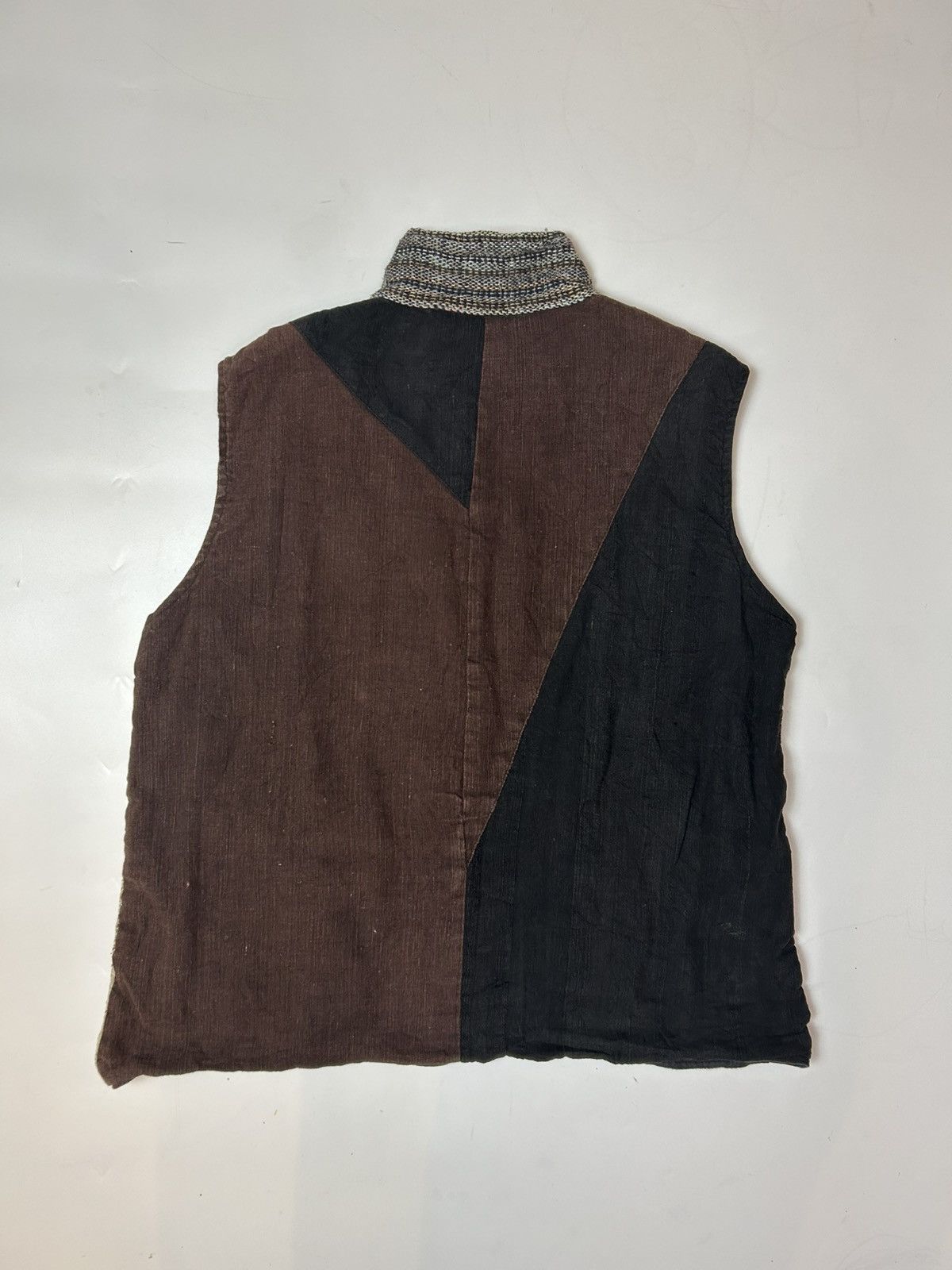 Handmade × Kapital × Vintage VINTAGE HANDMADE KAPITAL INSPIRED PATCHWORK REVERSIBLE VEST Size US M / EU 48-50 / 2 - 4 Thumbnail