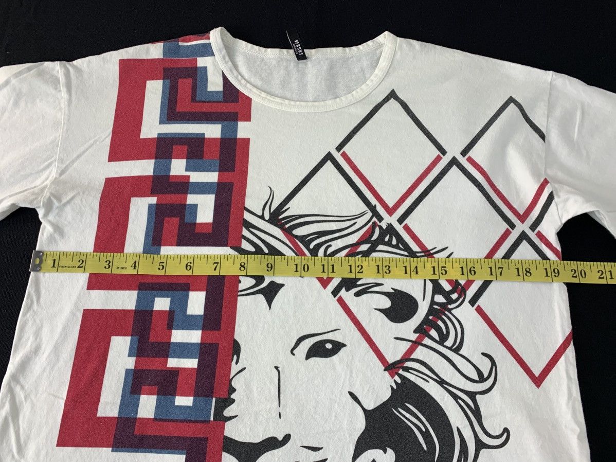 Versus Versace Gianni Versace Lion Face Geometric Graphic Screen Tshirt Size US M / EU 48-50 / 2 - 9 Thumbnail