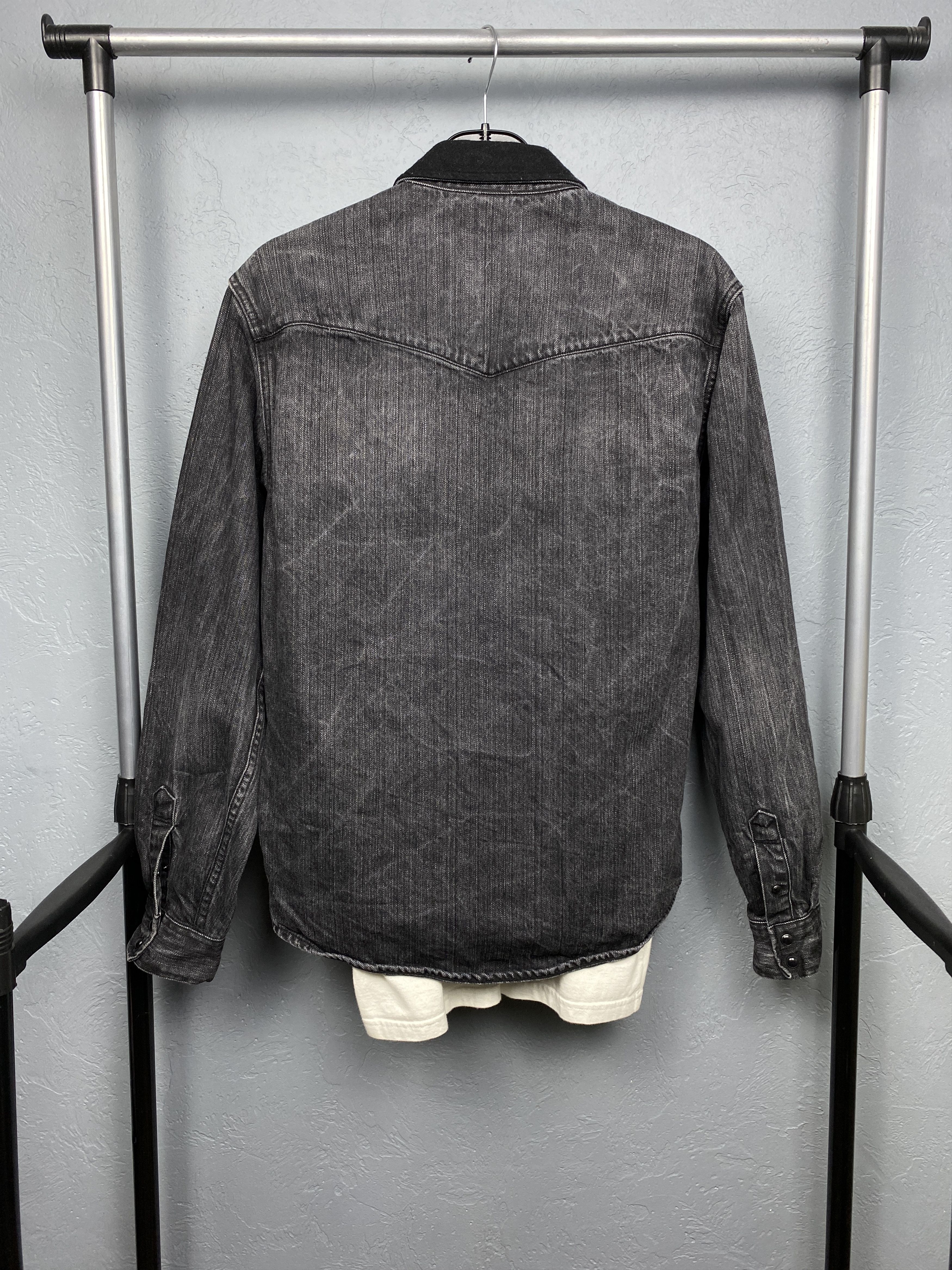 Allsaints Allsaints Mens Tochigi Denim Shirt Size US M / EU 48-50 / 2 - 5 Thumbnail