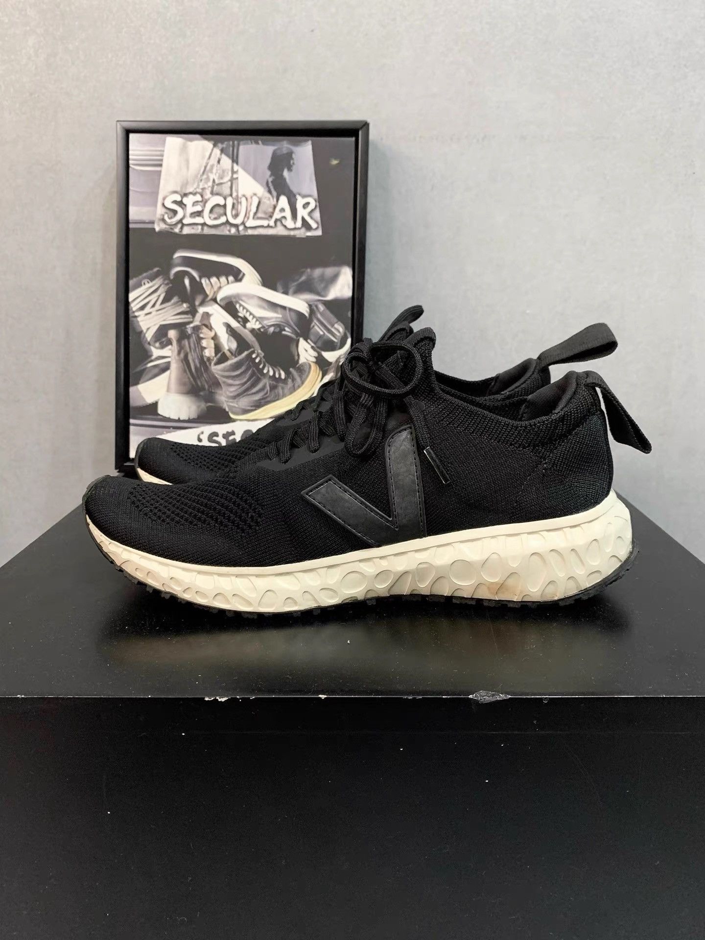 Rick Owens Rick Owens VEJA Co-branded Sneakers K34 Size US 8 / EU 41 - 2 Thumbnail