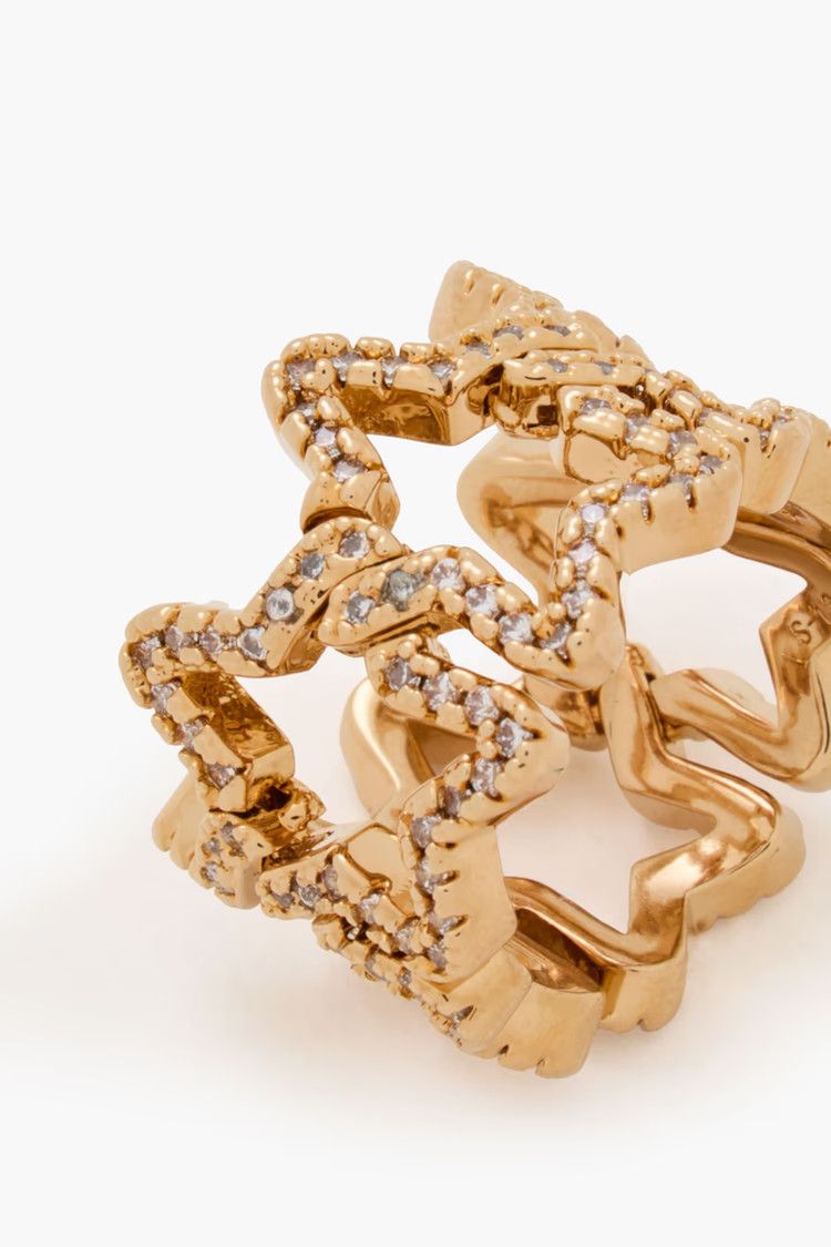Zimmermann oc11z0226 Size: OS / Crystal Ring In Gold Size ONE SIZE - 3 Thumbnail