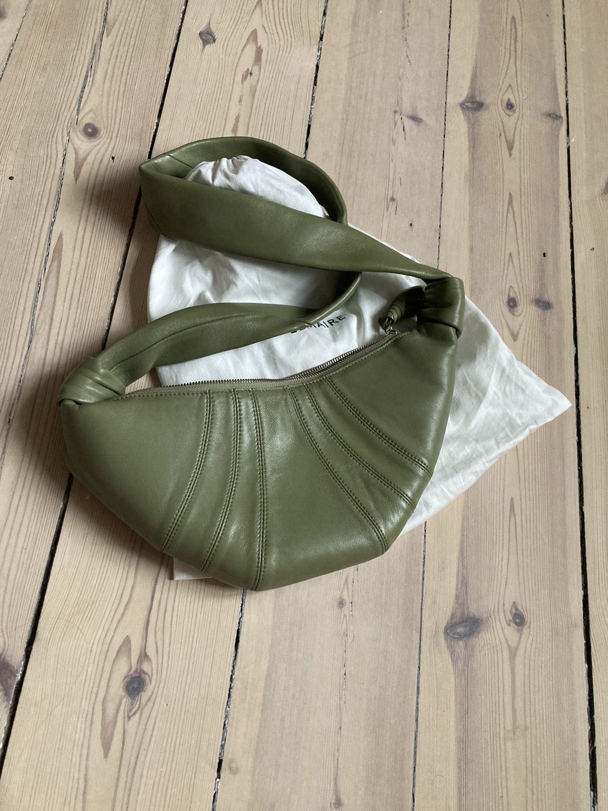 Lemaire Lemaire Croissant bag in green Size ONE SIZE - 1 Thumbnail