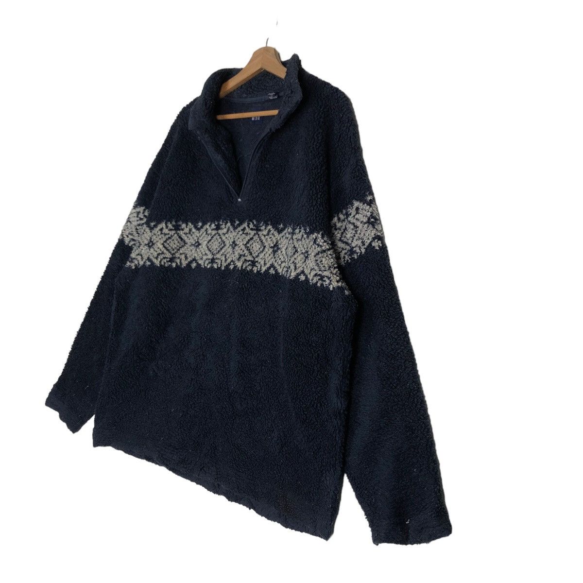 Japanese Brand 🔥90’s Vintage Sweatshirt Pull Over Gap Navajo Aztec Design Size US XL / EU 56 / 4 - 2 Thumbnail