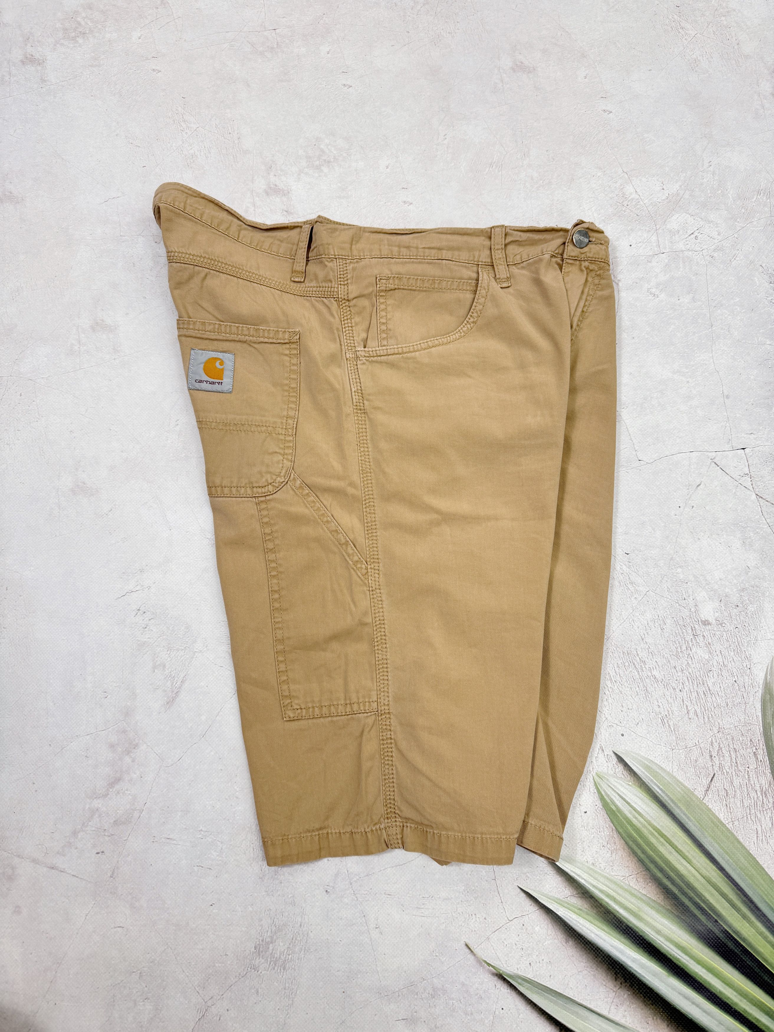 Carhartt × Vintage Carhartt Fort Bermuda Shorts Beige Sand Y2K Size US 32 / EU 48 - 9 Thumbnail