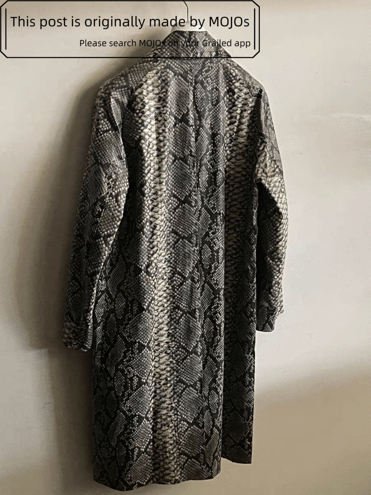 Dries Van Noten Dries Van Noten 09AW Snake Skin Trench Coat mojos504 Size US S / EU 44-46 / 1 - 4 Thumbnail