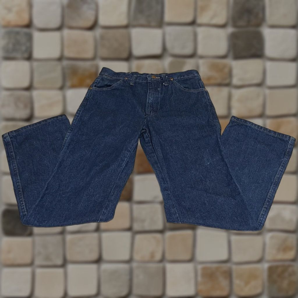 Wrangler Wrangler Cowboy Cut Slim Fit Jeans 936PWD 29x30 Regular Men Blue Cowboy Western Denim 5-Pocket Size US 29 - 1 Thumbnail