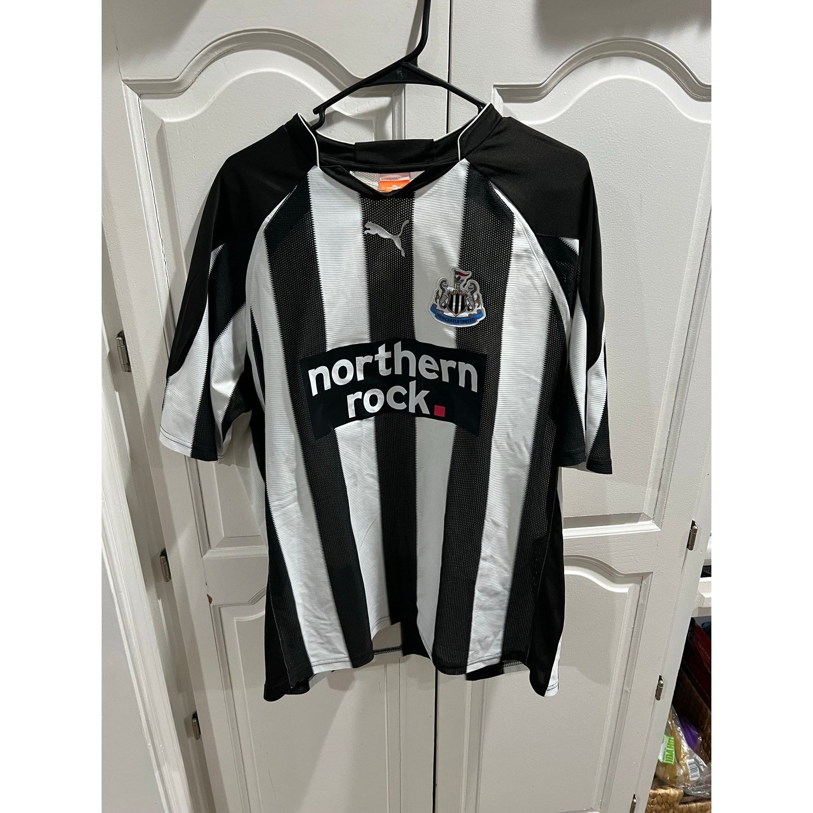 Puma Newcastle United Jersey XL Puma Northern Rock Home Jersey Size US XL / EU 56 / 4 - 1 Thumbnail