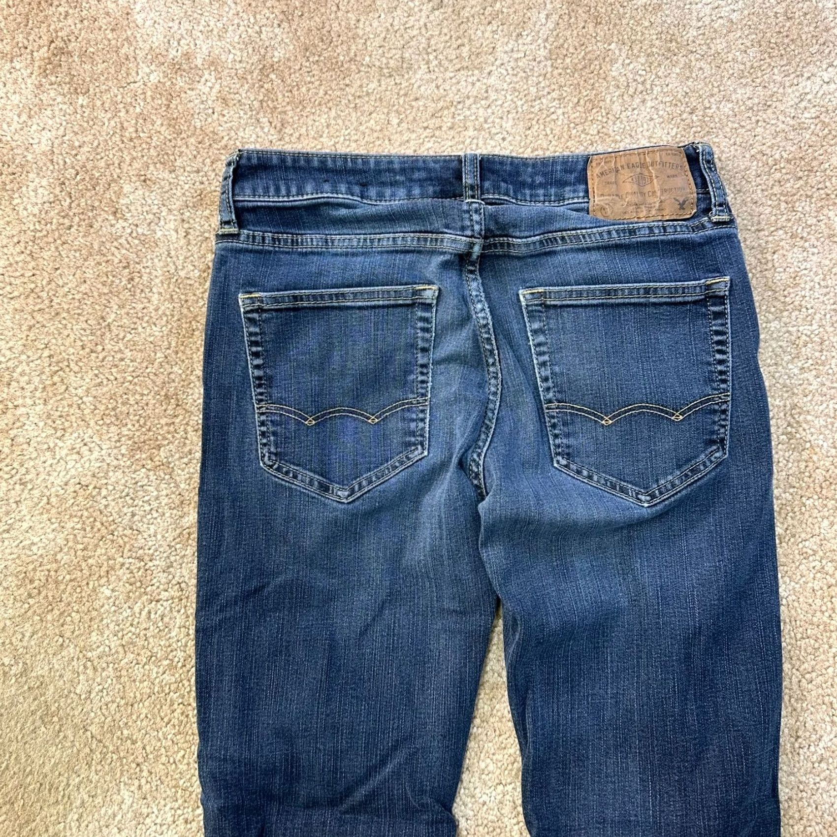 American Eagle Outfitters American Eagle Original Bootcut Jeans Men's 28x30 Blue Denim Active Flex Size US 28 / EU 44 - 7 Thumbnail