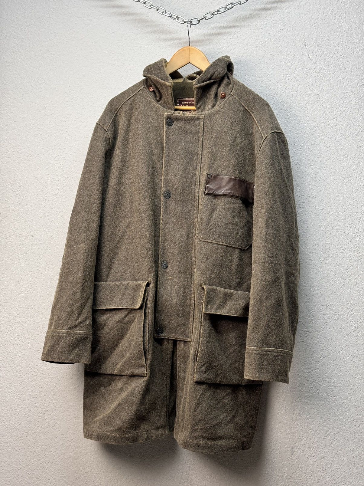 Marlboro Vintage Marlboro Classics Brown Jacket Made Italy Coat Size US XL / EU 56 / 4 - 6 Thumbnail
