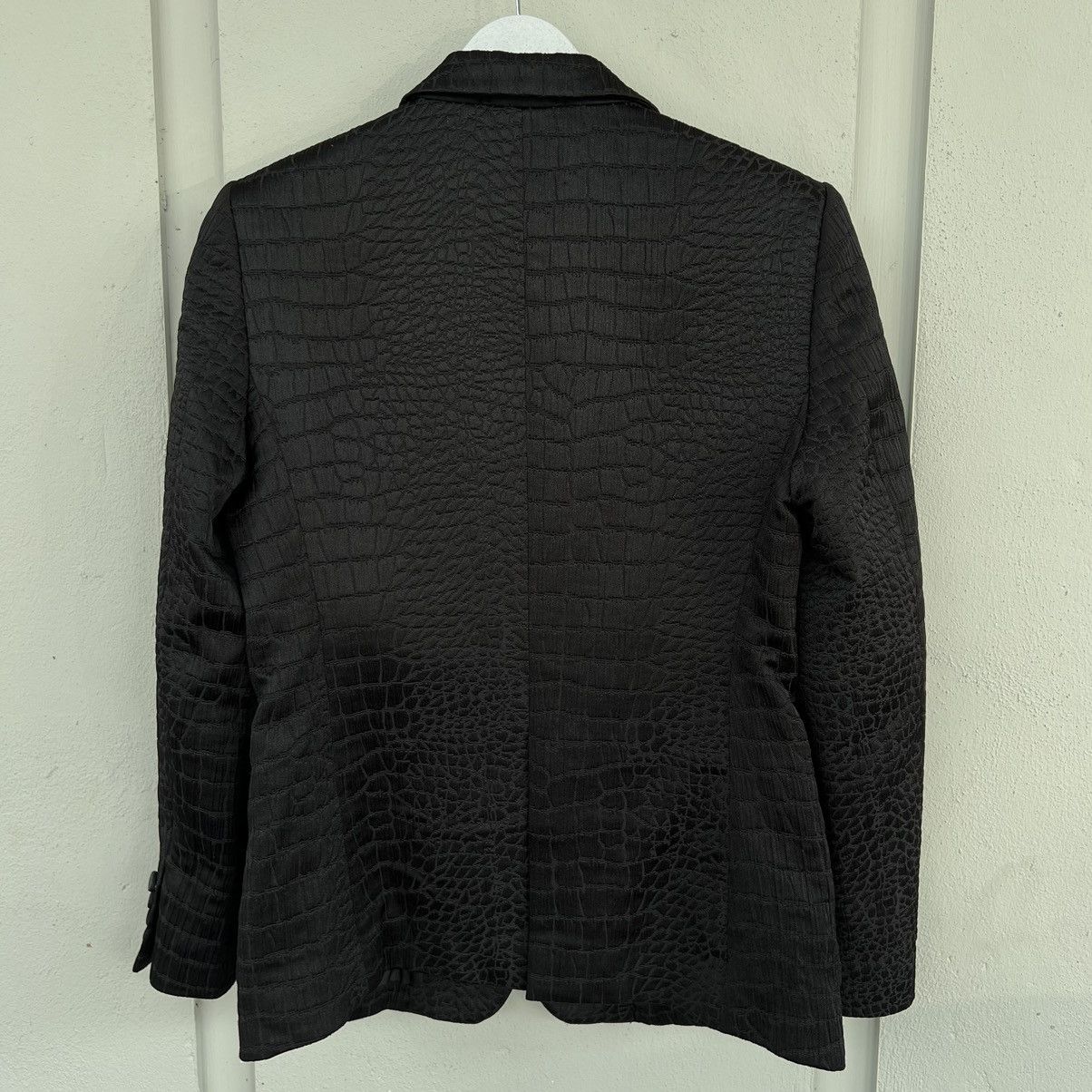 Japanese Brand × Uniqlo Carine Roifeld Paris Uniqlo Womens Lined Textured Blazer Size L / US 10 / IT 46 - 9 Thumbnail