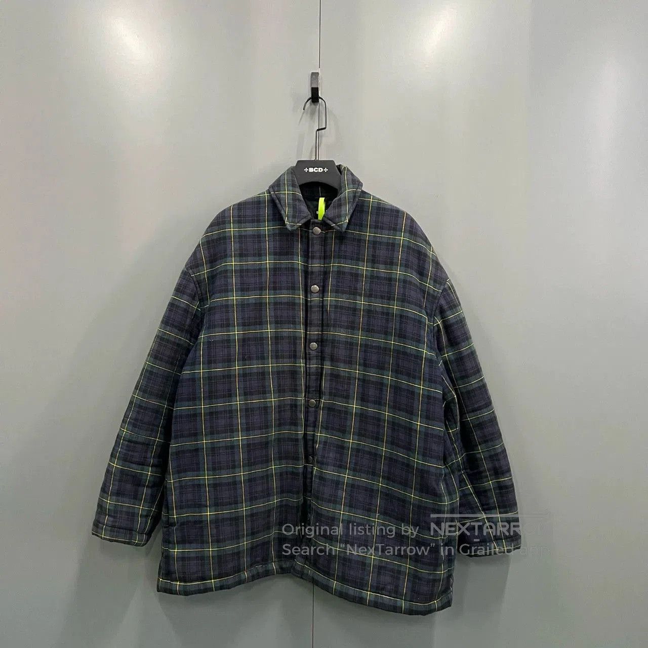 Balenciaga balenciaga check logo embroidered jacket. Size US L / EU 52-54 / 3 - 1 Thumbnail