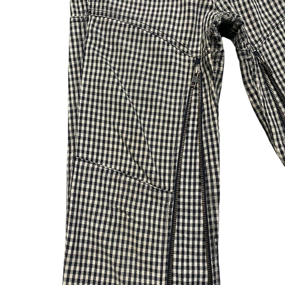 Hysteric Glamour OZONE ROCKS Checked Flare Pants Long zipper Size US 30 / EU 46 - 7 Thumbnail