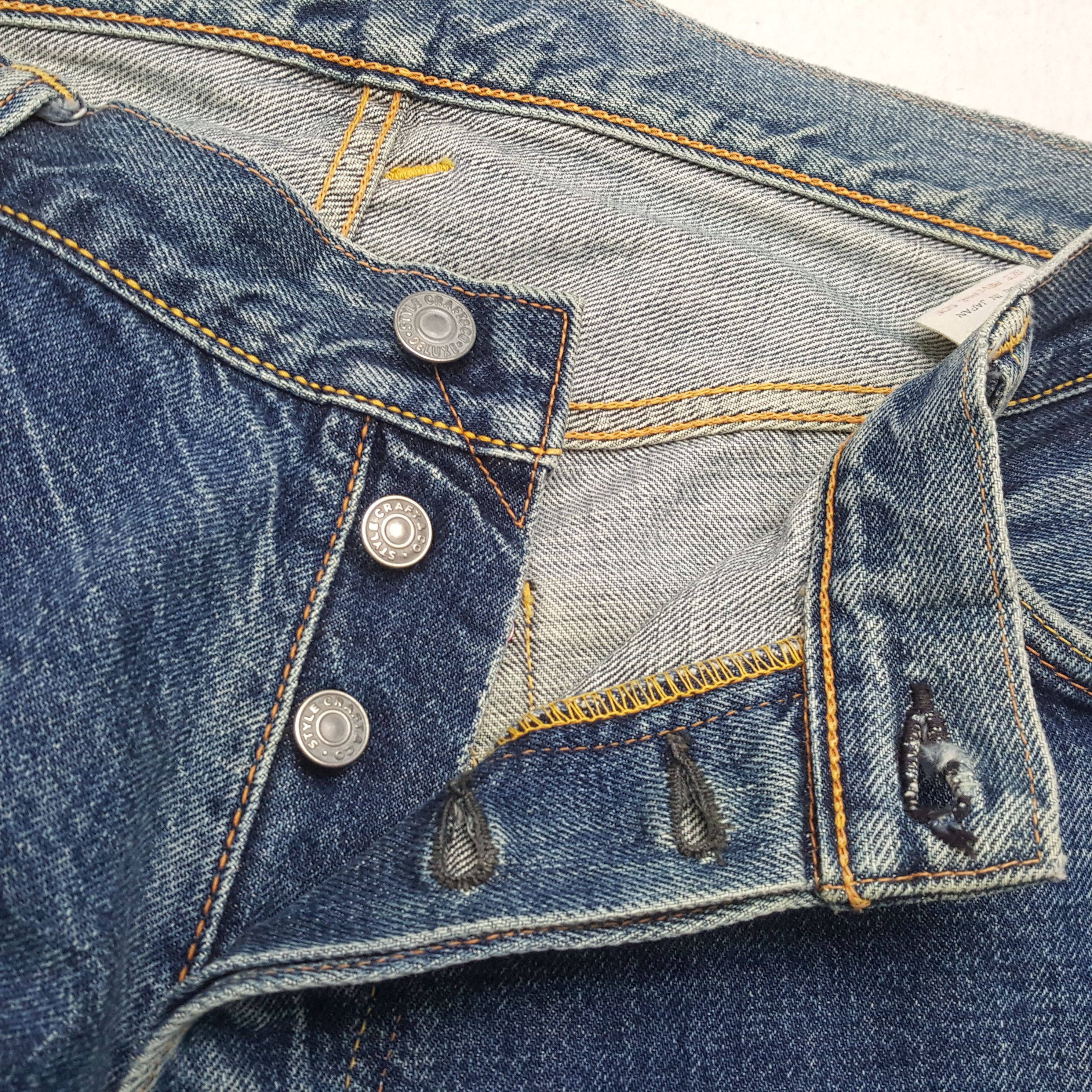 Evisu × Japanese Brand × Vintage Vintage EVISU Japanese Brand Daicock Custom Distressed Jean Size US 32 / EU 48 - 13 Thumbnail
