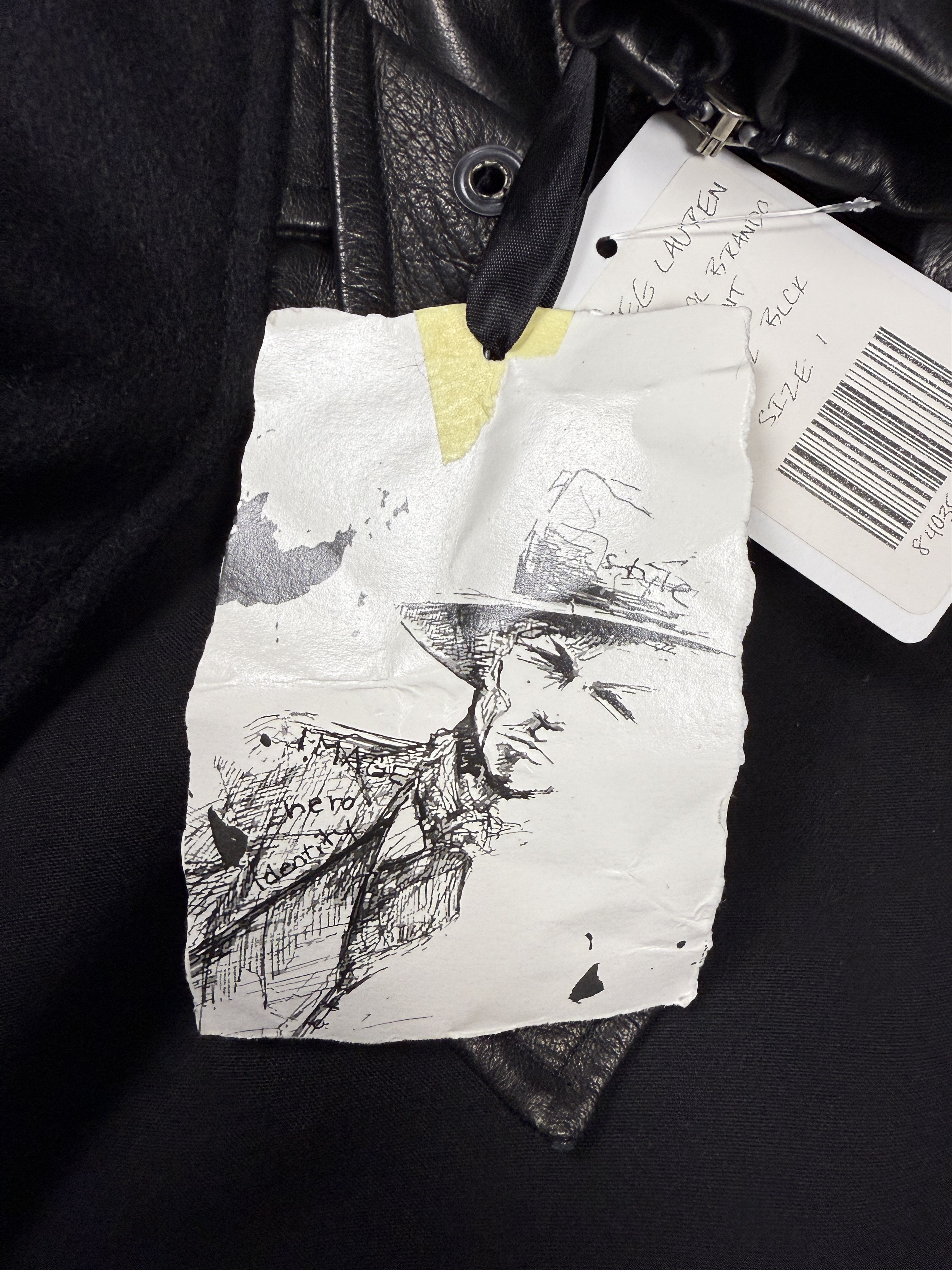 Greg Lauren $2850 Greg Lauren Long Leather / Wool Brando Front Coat Size US S / EU 44-46 / 1 - 11 Thumbnail