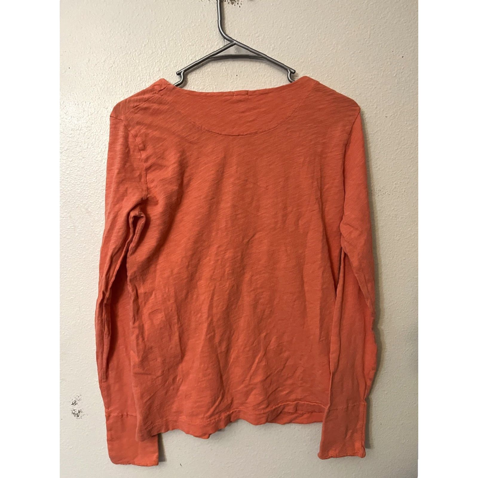 J.Crew J.CREW Cardigan Sweater Orange Cotton Long Sleeve V-Neck Womens SFall Spring Summer Winter Vintage: No Size S / US 4 / IT 40 - 2 Thumbnail