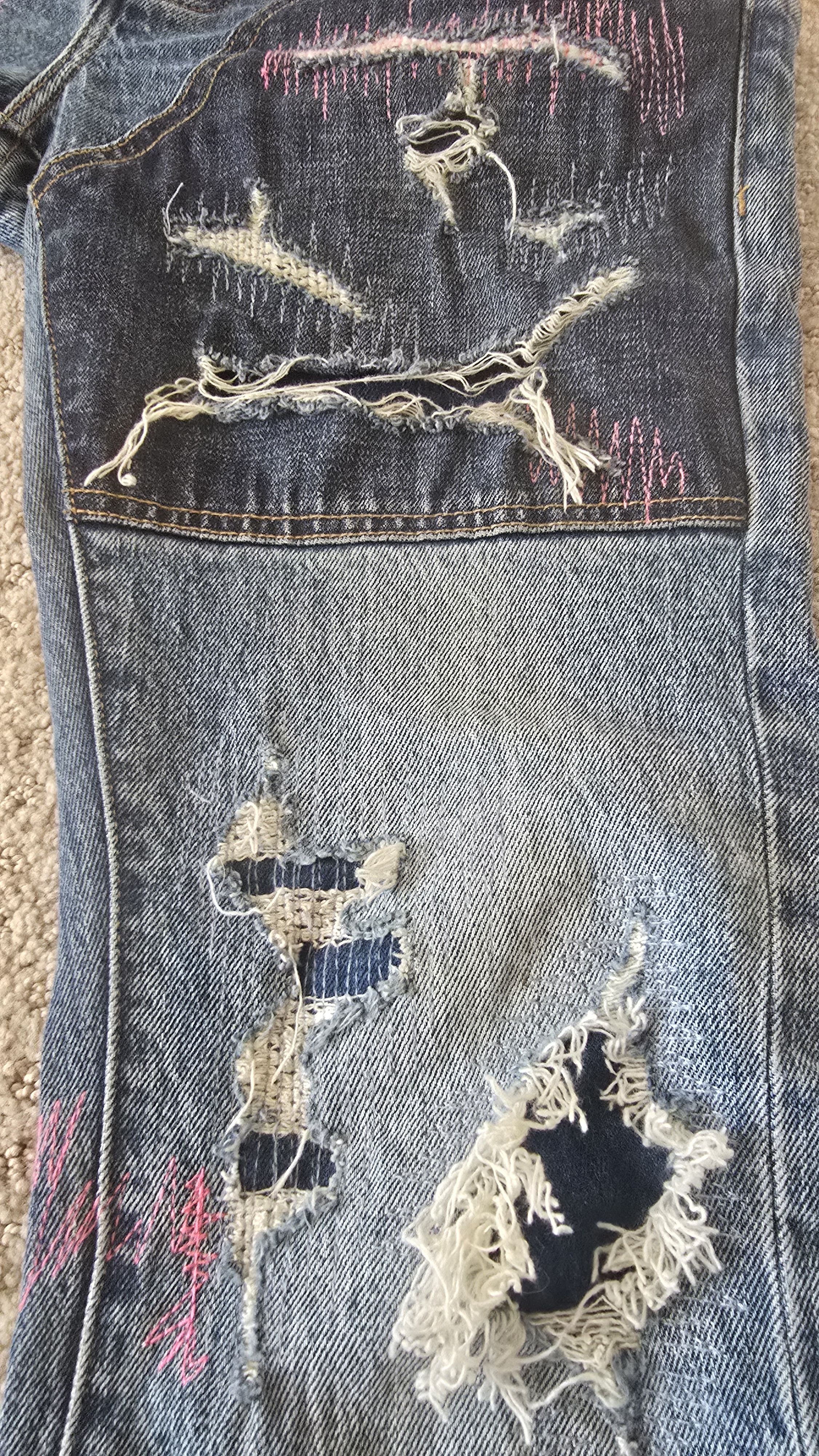 Purple Brand Purple Brand P004 Limited Edition Flared Jeans BBC SUPREME Size US 29 - 9 Thumbnail