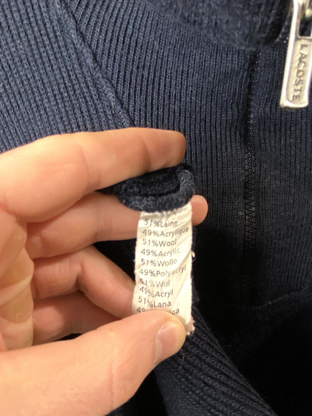 Lacoste 💥90’s Rare! Vintage Lacoste Sweater Sweatshirt Hype Size US XL / EU 56 / 4 - 6 Thumbnail