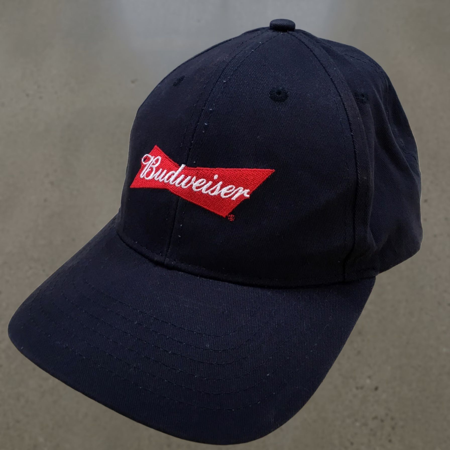 Budweiser Budweiser Baseball Cap Mens Blue OS Adjustable Curved Brim Embroidered Logo Size ONE SIZE - 1 Thumbnail