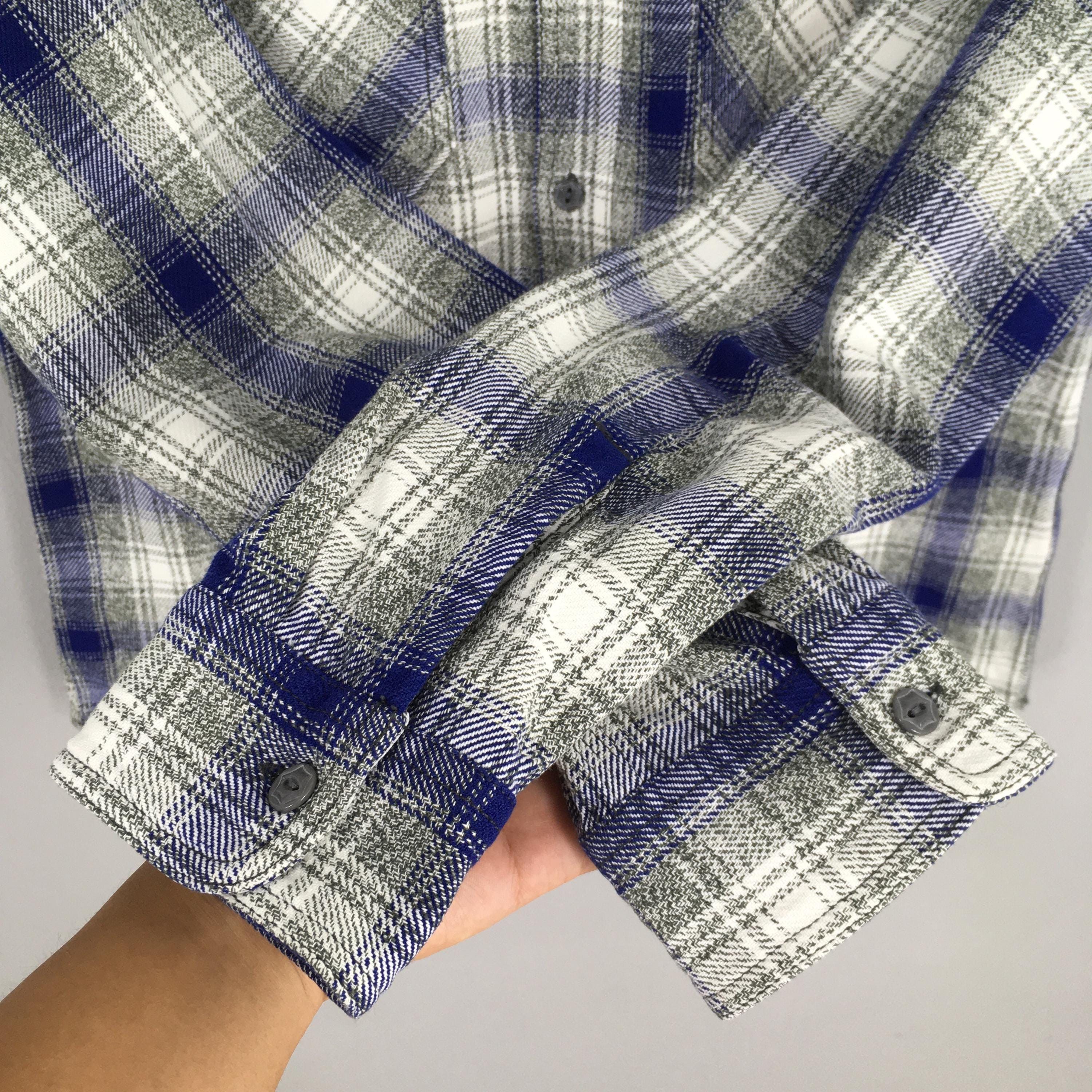 Flannel × Schott × Vanson Leathers Vintage Rancher Schott Plaid Shadow Flannel Large Size US L / EU 52-54 / 3 - 4 Thumbnail