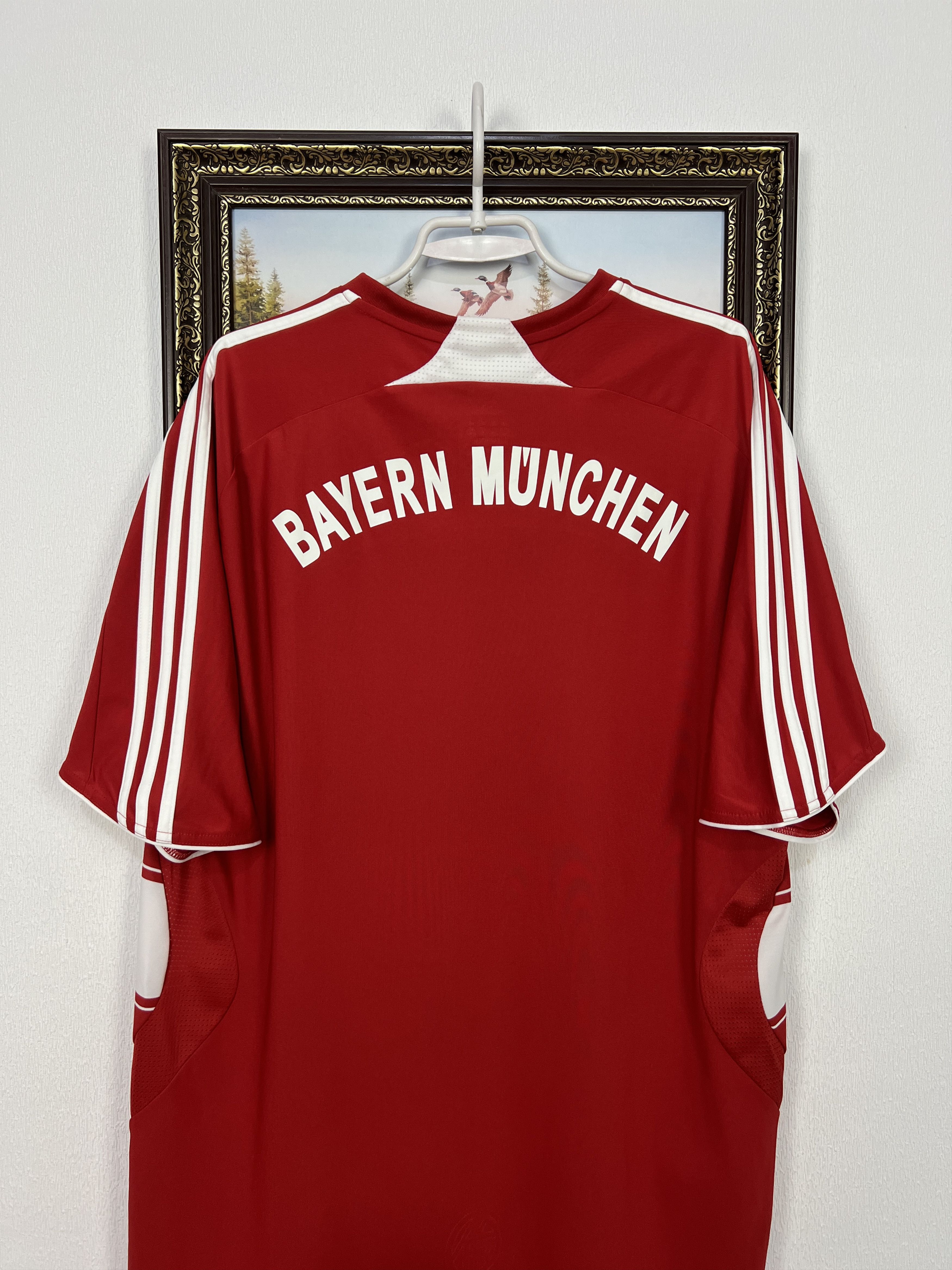 Adidas Bayern Munich Home football shirt 2007 Soccer Adidas Jersey Size US XXL / EU 58 / 5 - 12 Thumbnail