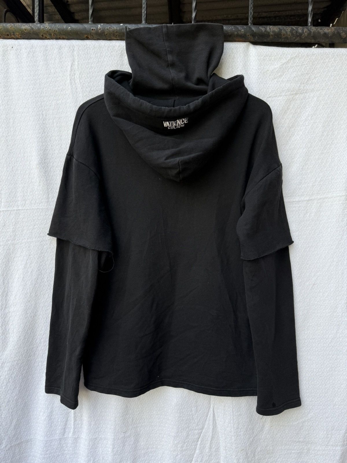 Hysteric Glamour Vatience Doubel Layer Balaclava Black Blank Hoodie Size US L / EU 52-54 / 3 - 2 Thumbnail