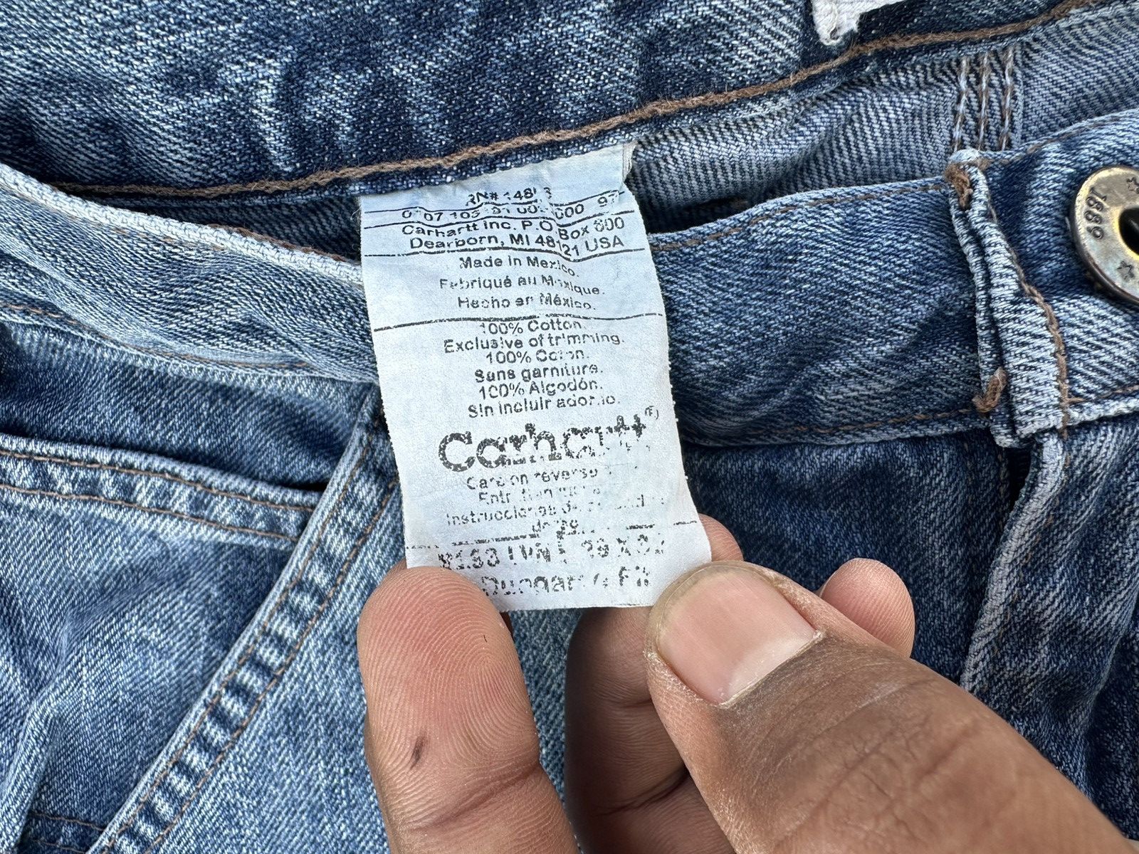 Carhartt × Vintage Vintage Carhartt Double Knee (Dungarees Fit) Size US 29 - 6 Thumbnail