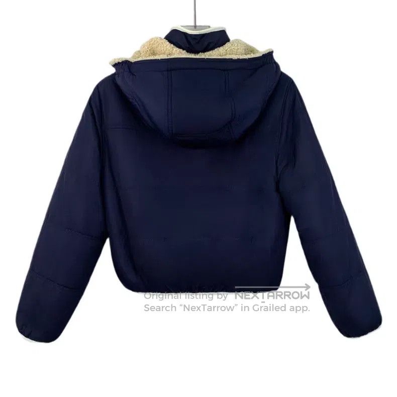 Gucci Gucci Dark blue lamb wool hooded zippered cotton jacket Size US S / EU 44-46 / 1 - 2 Thumbnail