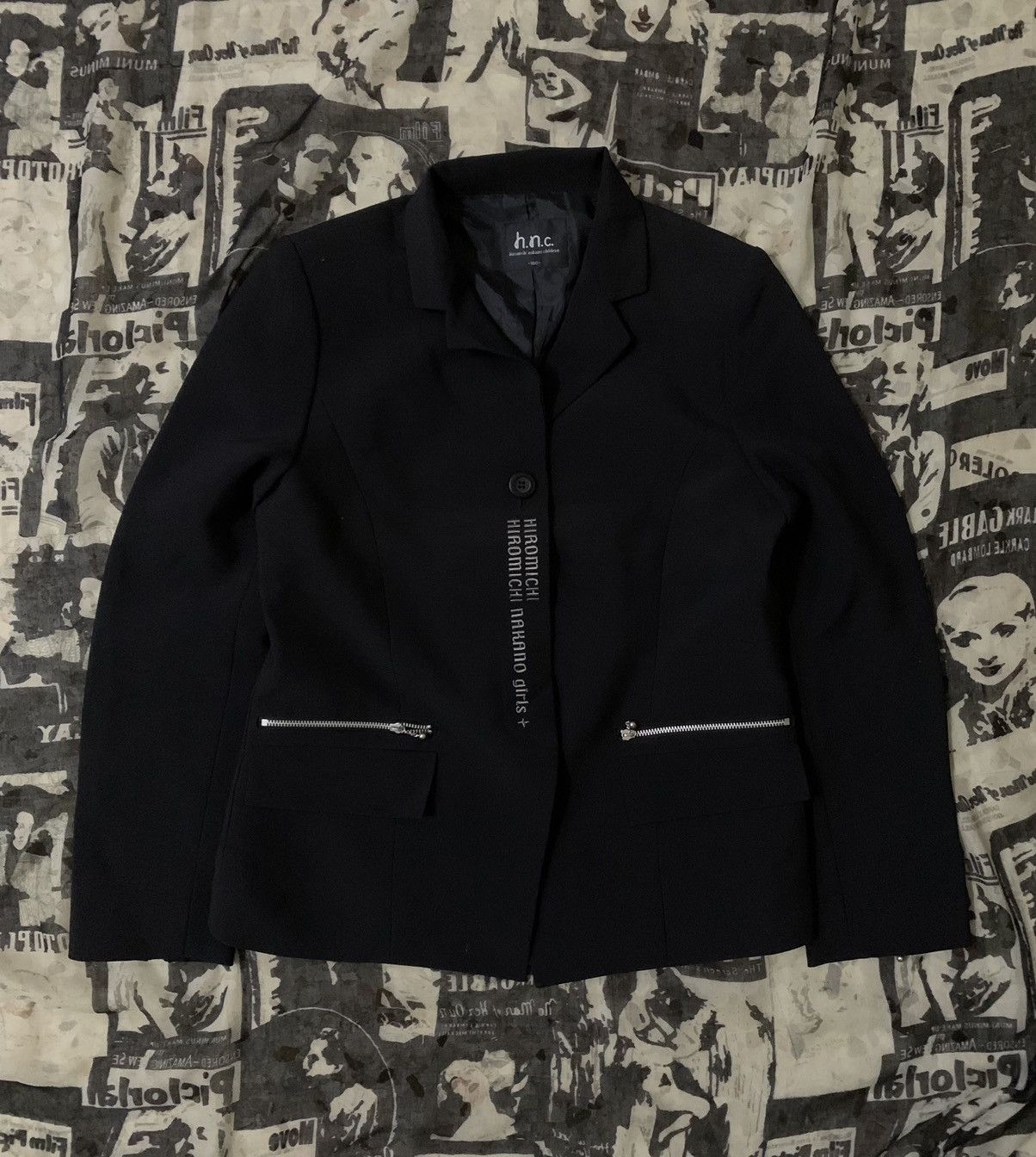Yohji Yamamoto 💥Japanese Hiromichi Nakano Seditionaries Jacket Size S / US 4 / IT 40 - 1 Thumbnail