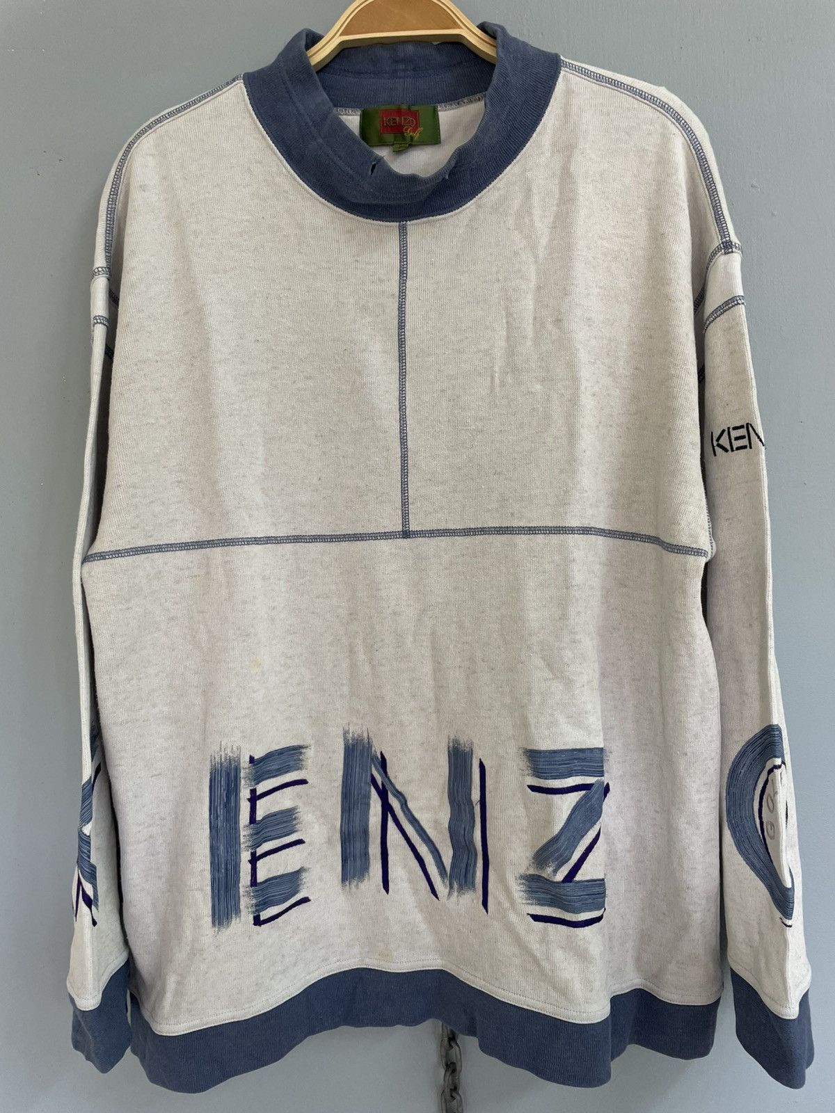 Kenzo Vintage Kenzo Golf sweatshirt Size US M / EU 48-50 / 2 - 3 Thumbnail