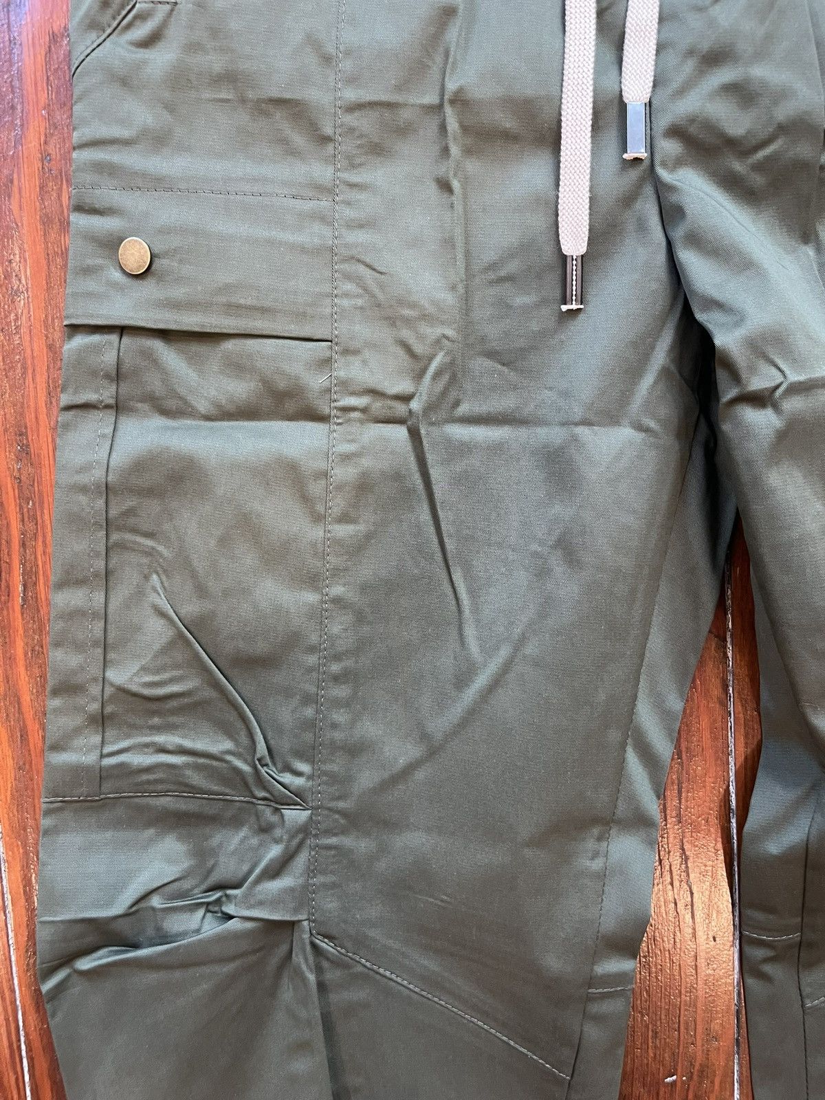 Other HZ Shangpin Green Khaki 4 Pocket Relax Fit Utility Trousers Size US 34 / EU 50 - 4 Thumbnail