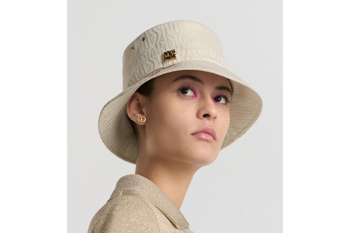 Dior o1w1db10326 Size:OS/Brim Bucket Hat in White/Multi Size ONE SIZE - 4 Thumbnail