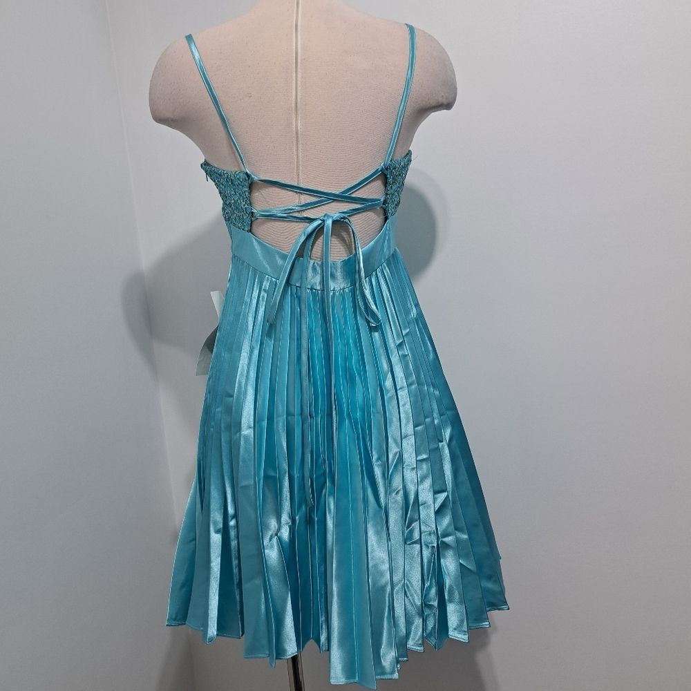 Other Vintage Jessica McClintock For Gunne Sax Pleated Sequins Coc Size M / US 6-8 / IT 42-44 - 10 Thumbnail