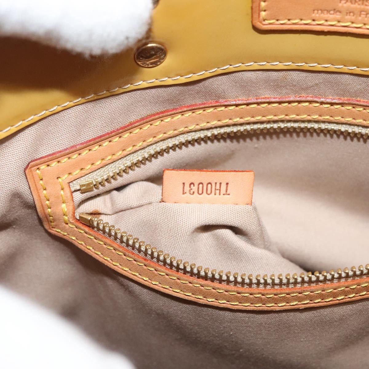 Louis Vuitton LOUIS VUITTON Monogram Vernis Reade MM Hand Bag Beige M91141 Size ONE SIZE - 13 Thumbnail