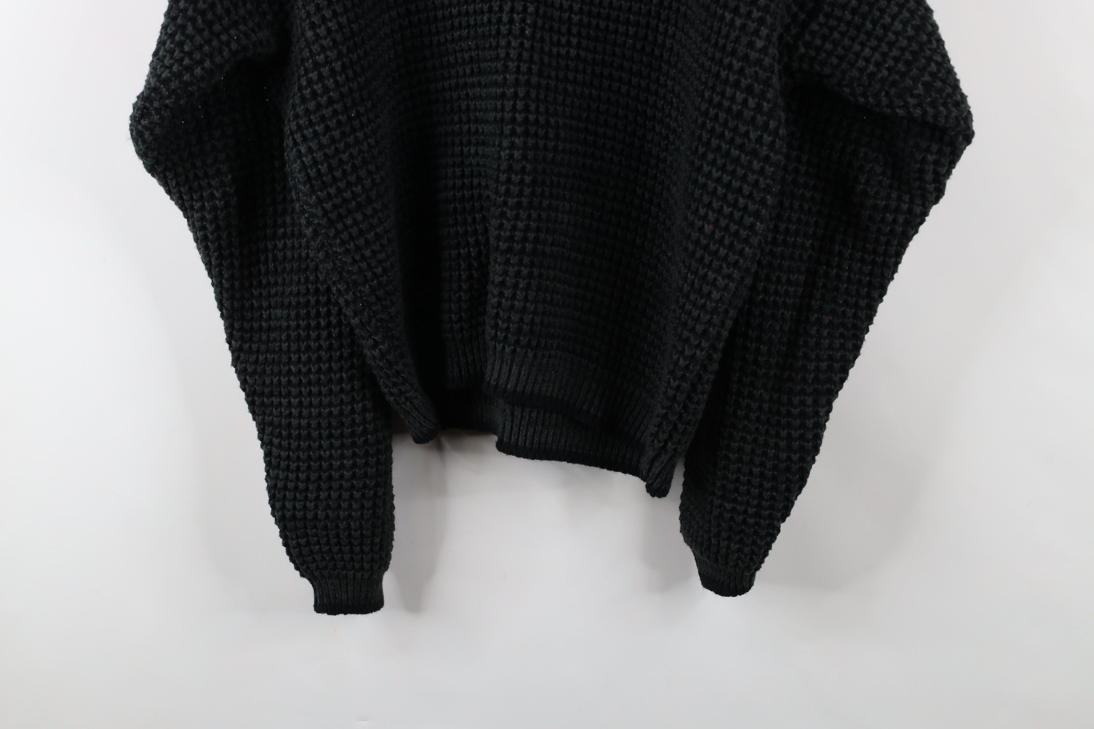 Vintage Vintage 90s Streetwear Textured Ribbed Knit Crewneck Sweater Size US L / EU 52-54 / 3 - 7 Thumbnail