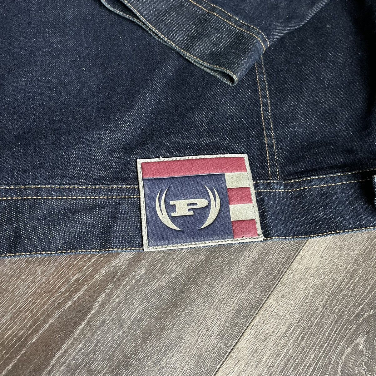 Phat Farm Vintage 1990s Phat Farm Denim Trucker Rap Jean Jacket Baggy Size US XXL / EU 58 / 5 - 7 Thumbnail