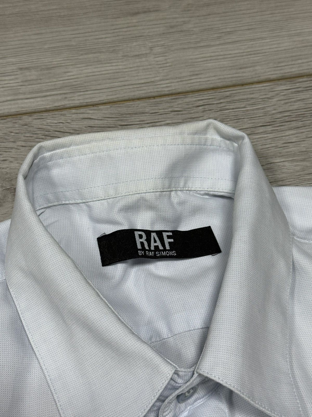 Raf by Raf Simons RAF Simons pocket logo shirt buttons Size US L / EU 52-54 / 3 - 4 Thumbnail