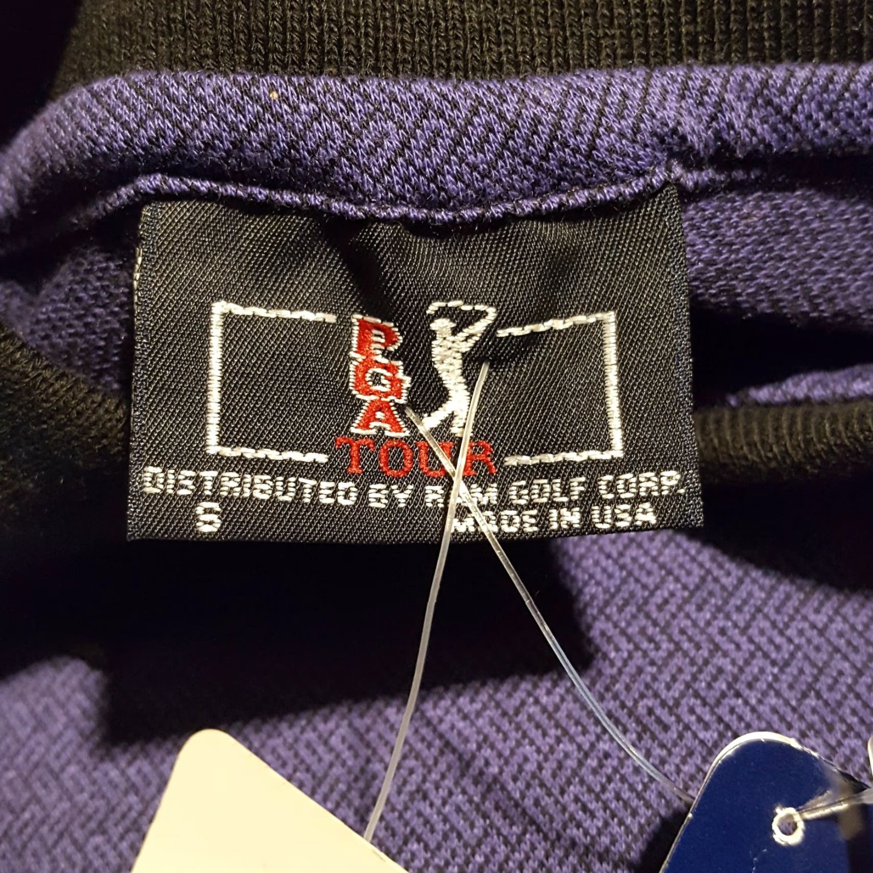 PGA Tour VINTAGE PGA TOUR Polo Shirt Purple Short Sleeve Men Small Collared Shirt VTG 90s Golf Casual Polo Shirt Mens Purple 90s Golf VTG Size US S / EU 44-46 / 1 - 6 Thumbnail