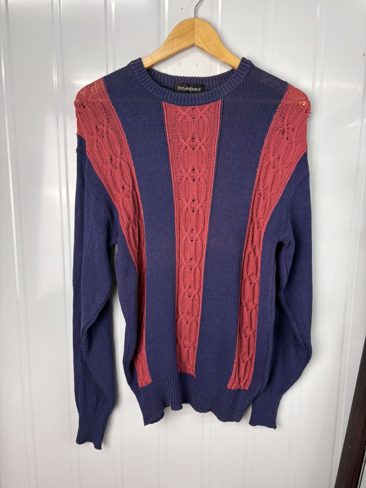 Yves Saint Laurent RARE! Yves Saint Laurent Knitwear 90’s Designer Size US M / EU 48-50 / 2 - 2 Thumbnail