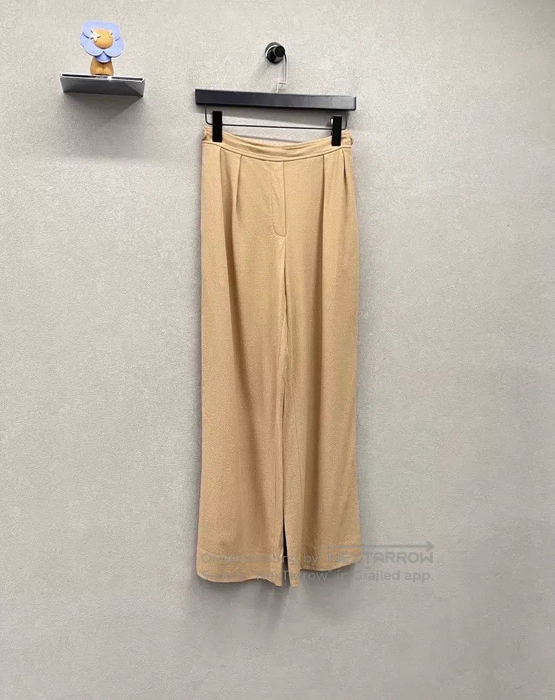 Hermes Hermes Caramel Trousers, Draped Shape, 98% Wool + 1% Spand Size 42" / US 20 - 3 Thumbnail